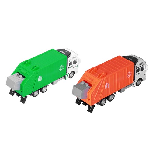 Pull back garbage truck - pull,