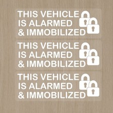 Vehicle Alarm & Immobilised