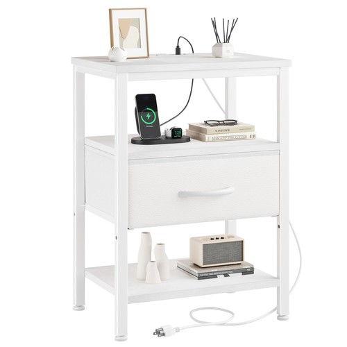 Bedside table with charging - bedside,