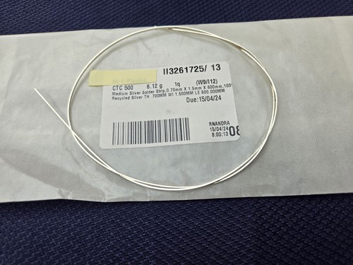 Medium silver solder strip - solder,