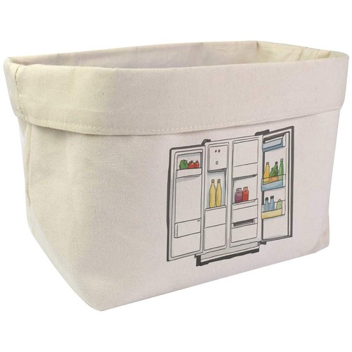 Large open fridge canvas - large, 'open