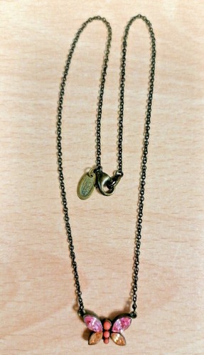 Vintage next black chain - chain, pink