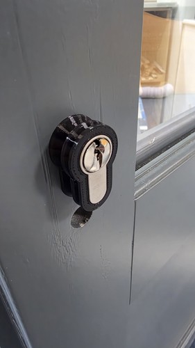 Euro cylinder lock - euro, draft