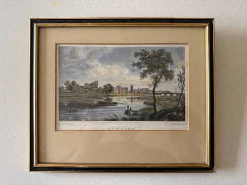 Antique 1828 colour print