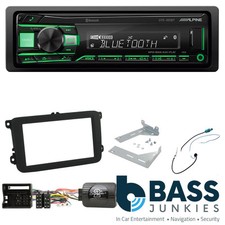 Alpine UTE-201BT Bluetooth AUX USB FM/AM + Fitting Kit for VW Crafter 2017-21