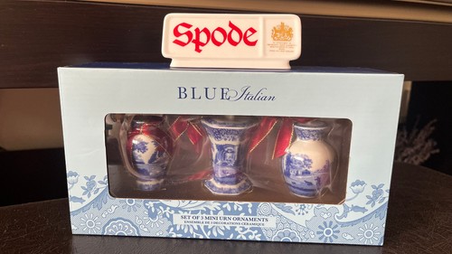 New spode blue italian set - spode,