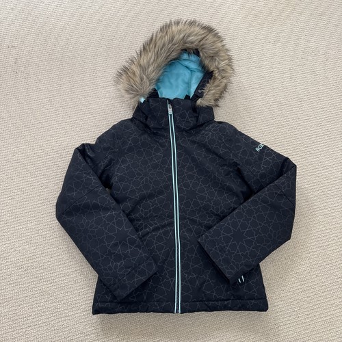 Roxy black girls ski jacket - girls,