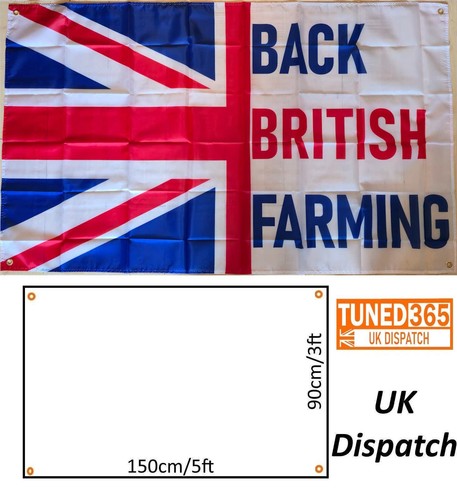 Back british farming flag - farming,
