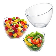 Angled Plastic Bowls 3 Pack