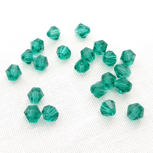 Glass beads crystals bicones - crystals,