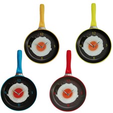 40CM FRYING EGG PAN WALL CLOCK