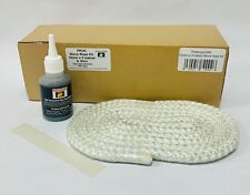 STOVE ROPE 5,6 8,10,12,20 or 25MM + GLUE + END DOOR SEAL TAPE  WOODBURNER