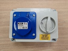 16Amp 3Pin IP44 Interlocked