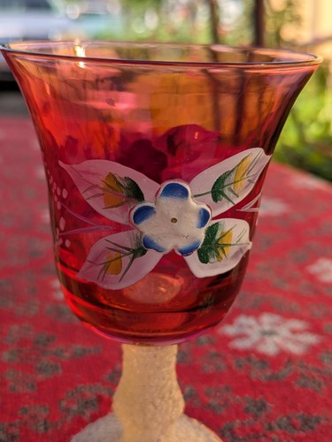 Vintage bohemian cranberry - vintage,