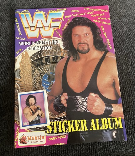 Wwf merlin 1995 sticker album - 1995,