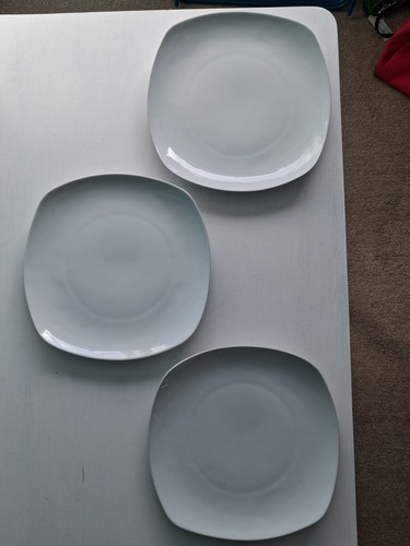 Large plates white titan - plates,