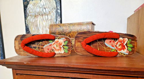 Vintage japanese wooden - vintage,