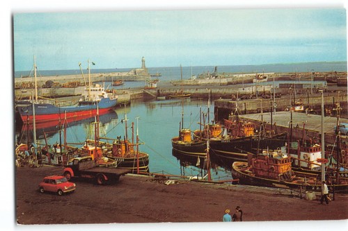 Postcard fraserburgh harbour - postcard,