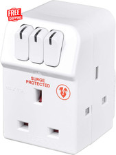 Masterplug Three Socket Surge