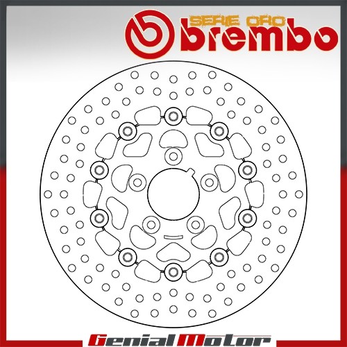 Brake disc flot brembo fro - brake,