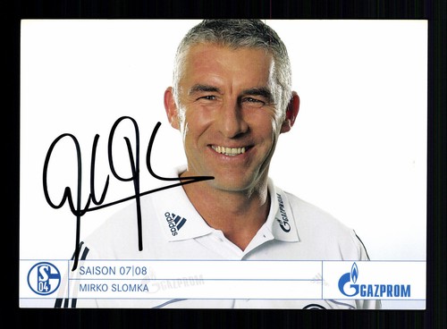 Mirko slomka autograph - card, fc