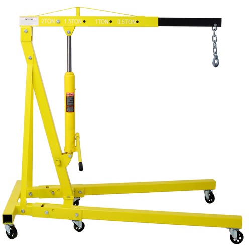 Red 2ton steel engine hoist - engine,