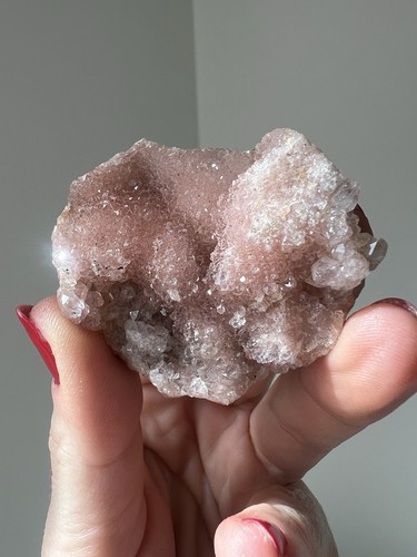 52g pink amethyst druzy - -,