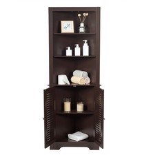 Tall Bathroom Corner Cabinet