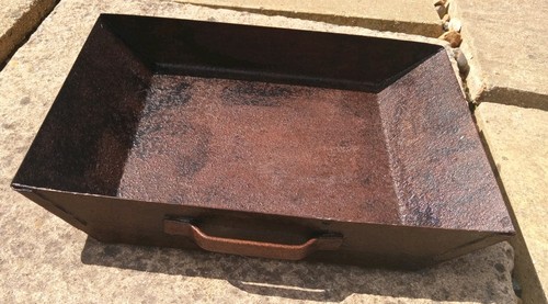 Vintage old antique fire iron - vintage,