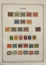 Bayern German States Stamps On