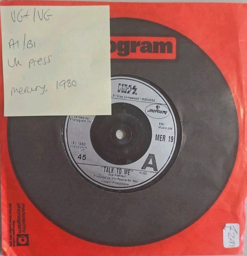 Kiss talk vinyl record - to,