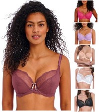 Freya Fancies Bra Plunge Underwired Non-Padded Women Elegant Lace Bras 1011