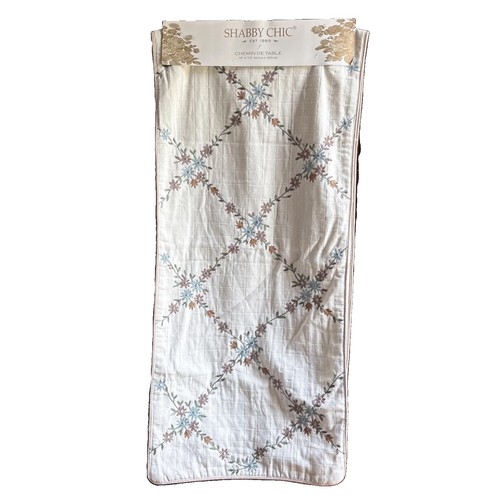 Shabby chic floral embroidered - chic,