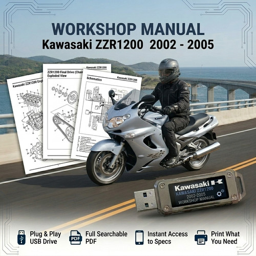 Kawasaki zzr1200 2002 2003 - zzr1200,