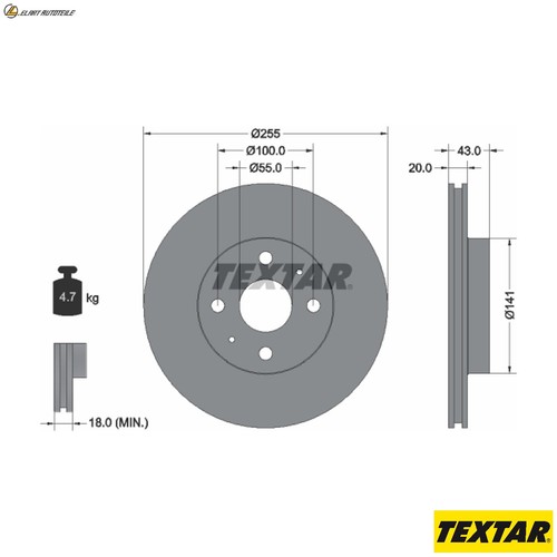 Brake discs 92115603 for - discs,