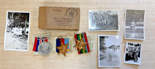 WW2 BRITISH ARMY MEDAL GROUP