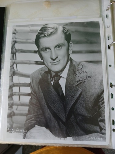 Kirk douglas signed 10x8 - signed, photo