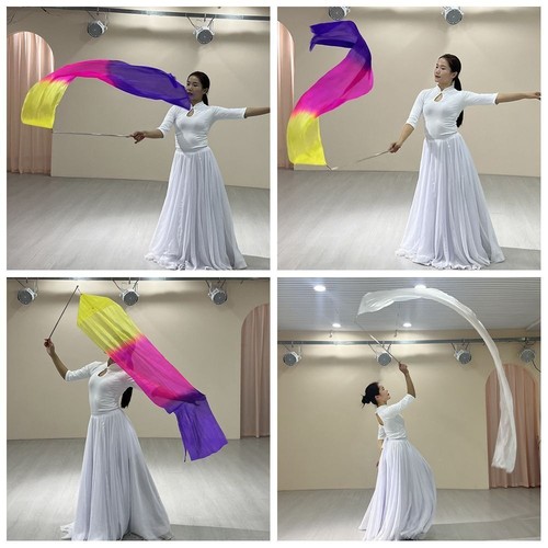 With telescopic sticks - with,
