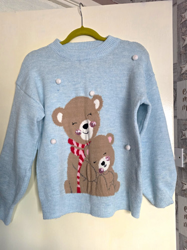 Primark blue knit jumper crew - primark,