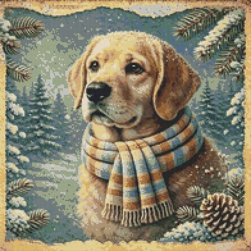 Golden labrador puppy dog - puppy,