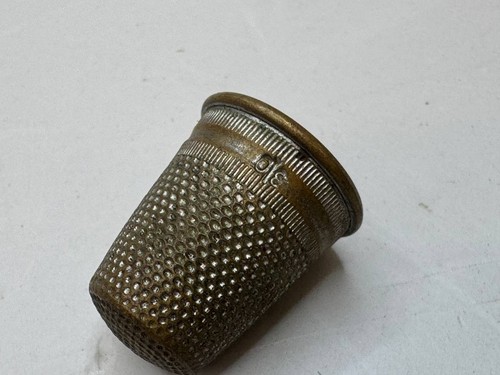 Vintage old brass - vintage, thimble