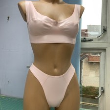  Small latex rubber Bra and