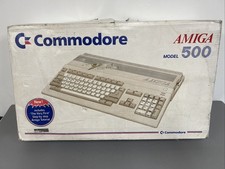 commodore amiga 500 computer boxed Untested