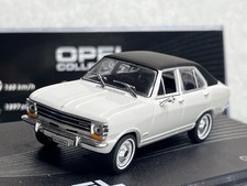 Altaya 1:43 Opel Olympia A Saloon White & Black In Display Case