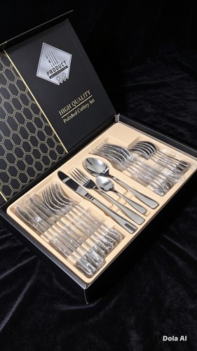 24pc stainless steel - stainless,