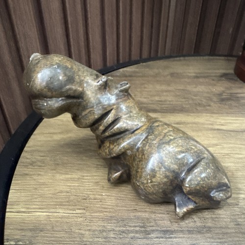 Small antique hippopotamus - antique,