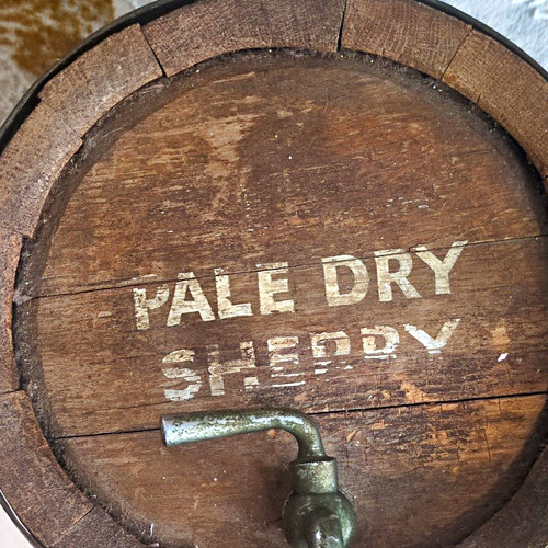 Wooden sherry cask barrel - wooden,