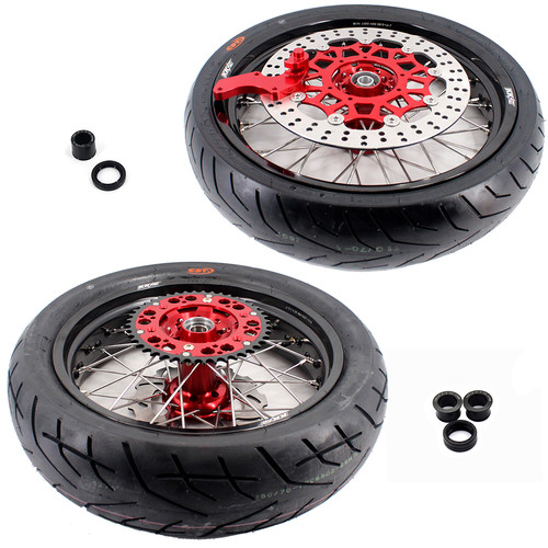 Kke supermoto tires wheels - 17",