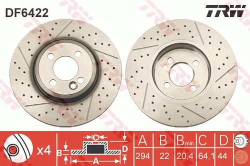 New brake disc for - 2x,