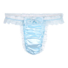 Satin Frilly Sissy Thong Tanga